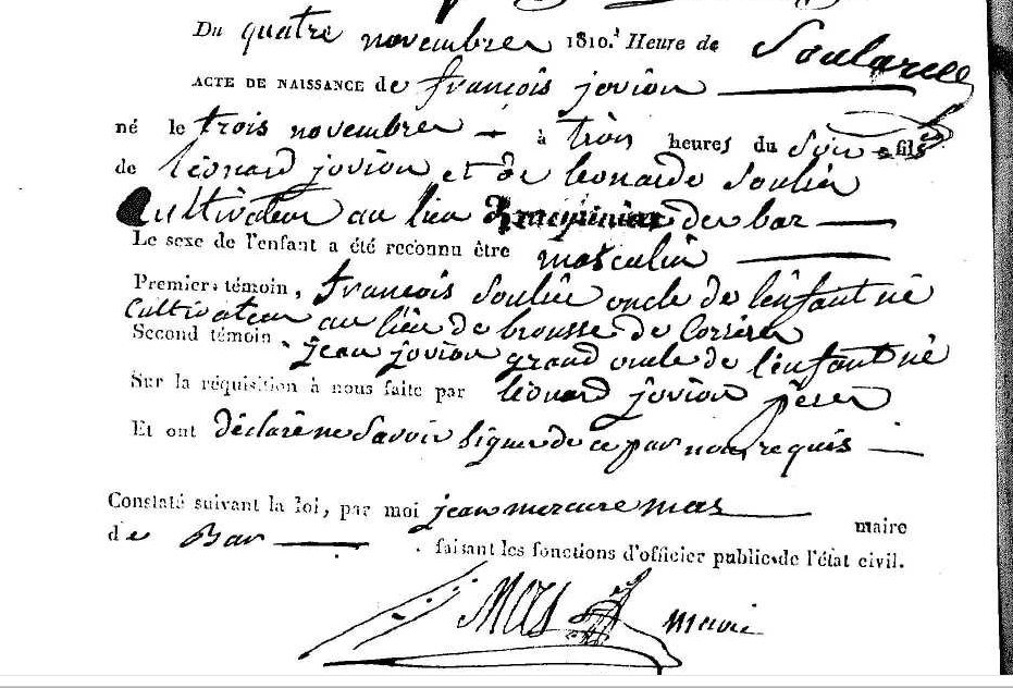 Acte de Naissance Francois Jauvion.jpg